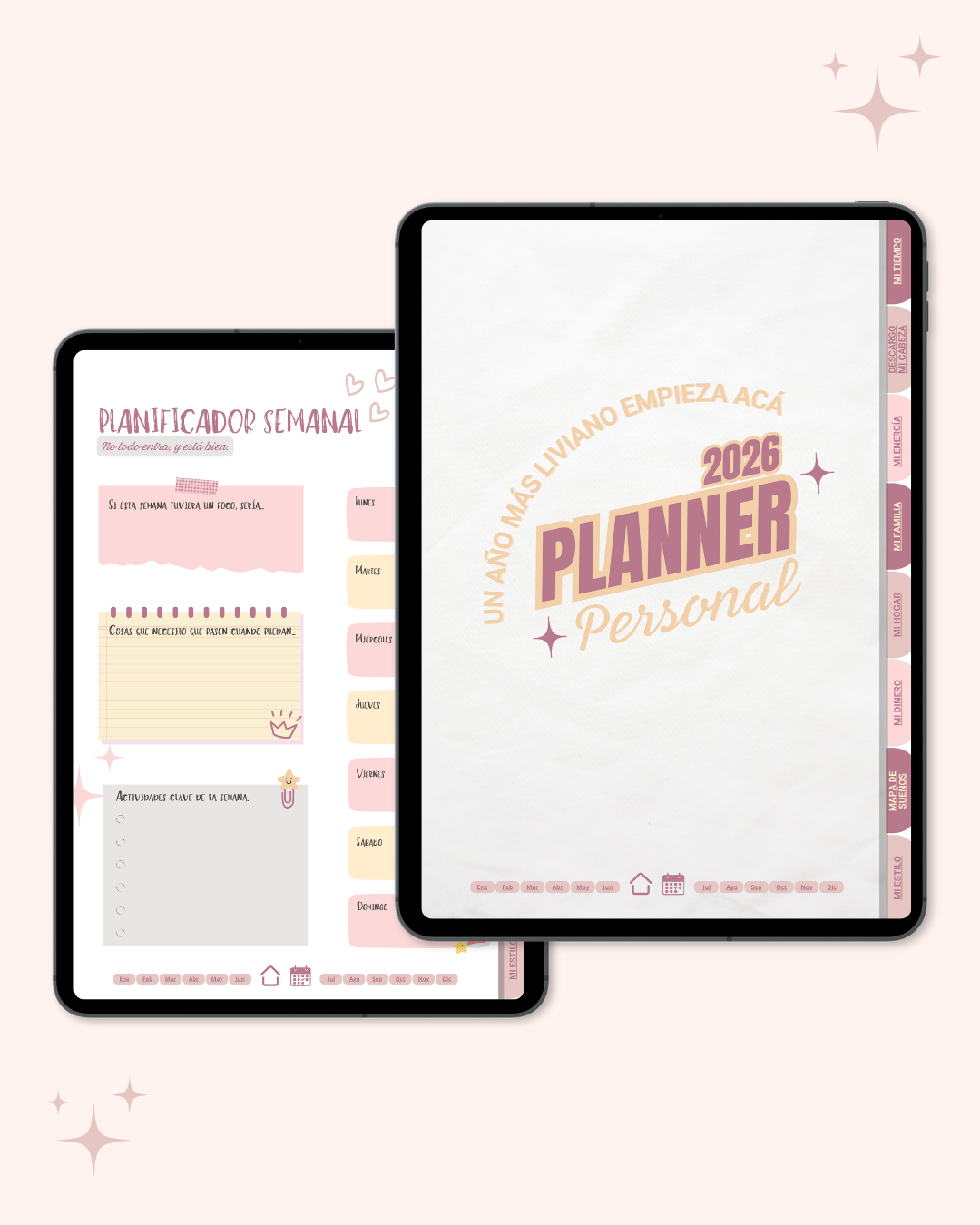 Planner 2026 + Guía + Ebook | Un Año Más Liviano